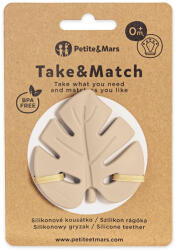 Petite&mars Szilikon rágóka TAKE&MATCH Desert Sand 0m+