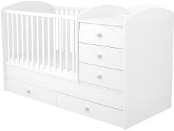 TIMBA Félix Maxi Kombi 5 fiókos gyermekágy Fehér
