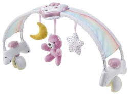 Chicco Rainbow Sky kiságy játékhíd és éjszakai fény - Rózsaszín
