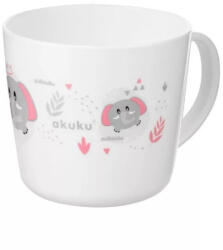 AKUKU Füles Ivópohár 250 ml - Elefántos