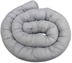 Wikids Ágyrácsvédő hengerpárna 200cm - Szürke