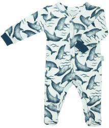 Nicol Pamut Ujjas Rugdalózó - Fehér/Kék Delfin 62