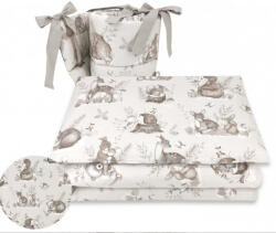 Babastar BS Ágyneműgarnitúra 3 részes - Erdei Barátok Natur/Bézs