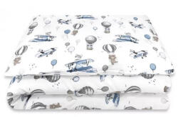 Babastar BS Ágynemű HUZAT 2 részes 100x135cm - Kék Repülős