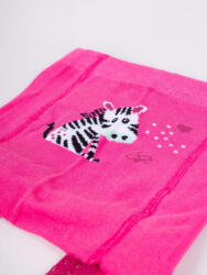 Yo Club! Pamut Harisnyanadrág csúszásgátlós - Pink Zebra 80/86