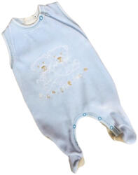 Wikids Plüss Ujjatlan Rugdalózó - Kék Macis - 44