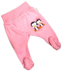 Babastar Pamut pocaknadrág mintával 50 - Rózsaszín Pingvinpár