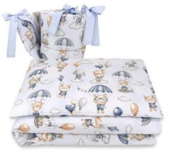 Babastar BS Ágyneműgarnitúra 3 részes - Kék Lufi Állatok