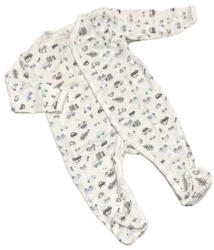 Dalma Pamut Ujjas Rugdalózó - Fehér Kék Autó 74