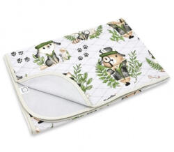 Babastar BS Pamut Kétoldalas Babapléd 75x100 cm - Természet Nyomozók Szürke