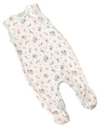 Wikids ujjatlan pamut rugi - Fehér Alapon Kék Nyuszis 68-as