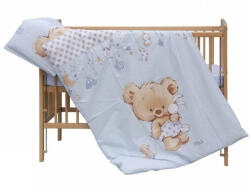 Babastar BS Ágynemű HUZAT 2 részes 90x120cm - Mika Maci kék