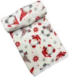 Rikidor Wellsoft Takaró 80x100 - Fehér/Piros Karácsony Manós