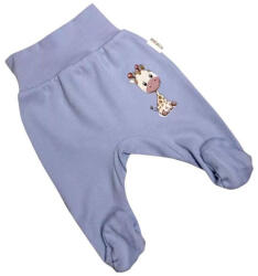 Babastar Pamut pocaknadrág mintával 56 - Kék Zsiráfos