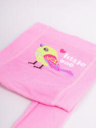 Yo Club! Pamut Harisnyanadrág - Rózsaszín Madaras 80/86