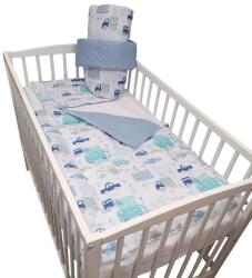 Wikids 3 részes ágynemű - Kék Autós