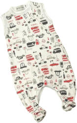 Wikids ujjatlan pamut rugi - Krém Autós 50-es