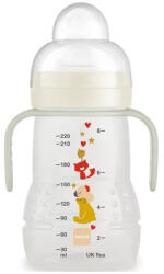 MAM Trainer Night tanuló itatópohár 220ml 4hó+ - Világosbézs Maci