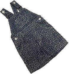 Wikids Farmer Hatású Kantáros Nadrág - Kék Virágos 74/80 - Kiárusítás