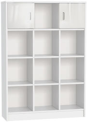 Faktum Alda Jégfehér Széles Nyitott Tárló - Fehér/Magas Fényű Fehér