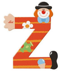 Sevi bohócos fa betű "Z" - Narancssárga (KIÁRUSÍTÁS)