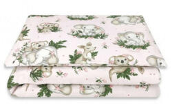 Babastar BS Ágynemű HUZAT 2 részes 100x135cm - Baba Állatok rózsaszín