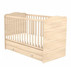 TIMBA Niki átalakítható 70x140-es kiságy, ágyneműtartóval - Borostyán