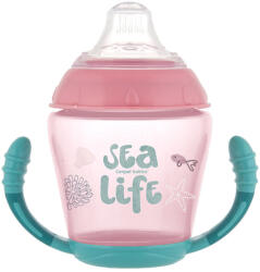 Canpol babies Non-Spill Csőrös Itatópohár - Rózsaszín Tengeres