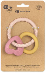 Petite&mars Szilikon rágóka Love