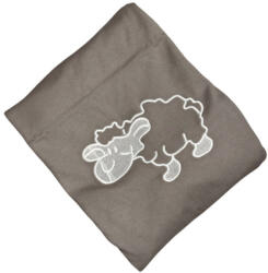 Vaganza Hímzett 2 Rétegű Pamut Takaró 70x90 cm - Szürke Bari