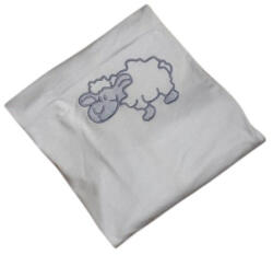 Vaganza Hímzett 2 Rétegű Pamut Takaró 70x90 cm - Kék Bari