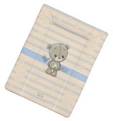 Babastar Puha softy pelenkázólap 50x70cm - Hello Maci pillangóval - Kék