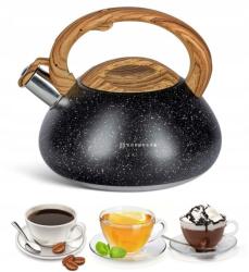 Yermos Rozsdamentes Vízforraló, 3, 0 L, indukciós, fekete márvány (8837)