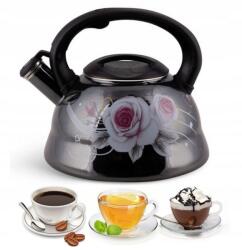 Edenberg Tradicionális zománcozott Teásforraló síppal, 3, 0 L, Indukciós És Gáz tűzhelyhez Edenberg 1802 (EB-1802)