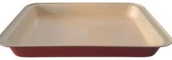 Tava copt 37.5x26x3.5 rosu, invelis ceramic bej (713178)