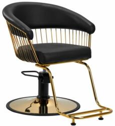  ZOE fekete arany fodrászszék