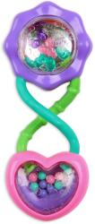 Bright Starts Rattle Shake Jucarie pentru Bebelusi Roz cu Margele Colorate si Maner Texturat (8672)