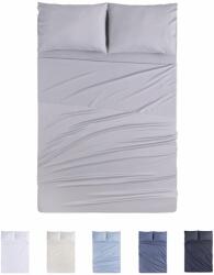 Todocama Set lenjerie de pat Todocama 4002 4 piese microfibra rezistenta la decolorare (PRCSGC4002150) Lenjerie de pat