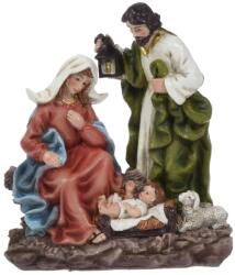  Karácsonyi dekoráció, 17×7, 5×19, 5cm, betlém, polirezin, 1db (KO-AAA752770_872)