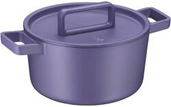 WMF Cratita WMF Flavour 24 cm Gusseisen Violett Inductie Capac cu Condensare (555244291)