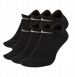 Nike Everyday Lightweight zokni, 6 pár, fekete, pamut, Dri-FIT technológia (888408294739)