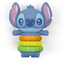 Bright Starts Jucarie pentru bebelusi Bright Starts Disney Baby Stitch Twist-a-Stitch cu inele texturate si zornaitoare (17470-000)