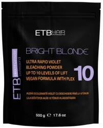 ETB Professional Bright Blonde Violet Plex 10 - Pudră Decolorantă Vegană Profesională, cu deschidere de până la 10 tonuri (EH05103)
