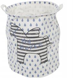  Nagy Méretű Játéktároló Kosár Mosoda Pegazus Csepp Mintás (KOSZ NA ZABAWKI PRANIE PEGAZ KROPLE)