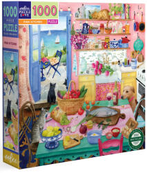 eeBoo Puzzle 1000 Pcs Pink Kitchen (epztpnk)