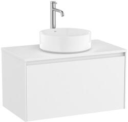 Roca Ona Masca lavoar baie cu blat si 1 sertar 79x46 cm, alb mat (a851724509)