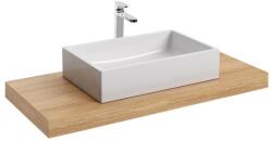 Ravak Moon Blat baie pentru lavoar, forma I, 80x55 cm, stejar (x000000842)