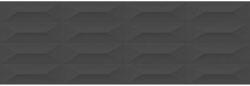 Marazzi Faianta baie / bucatarie rectificata antracit 30x90 cm, Marazzi Colorplay Struttura 3D Cabochon Anthracite (M4KV)