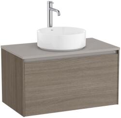 Roca Ona Masca lavoar baie cu blat si 1 sertar 79x46 cm, maro (a851724511)
