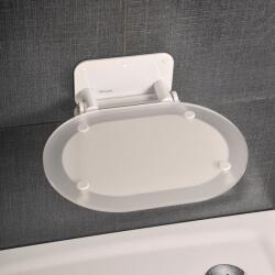 Ravak Ovo Chrome Scaunel de dus, cadru alb (B8F0000028)